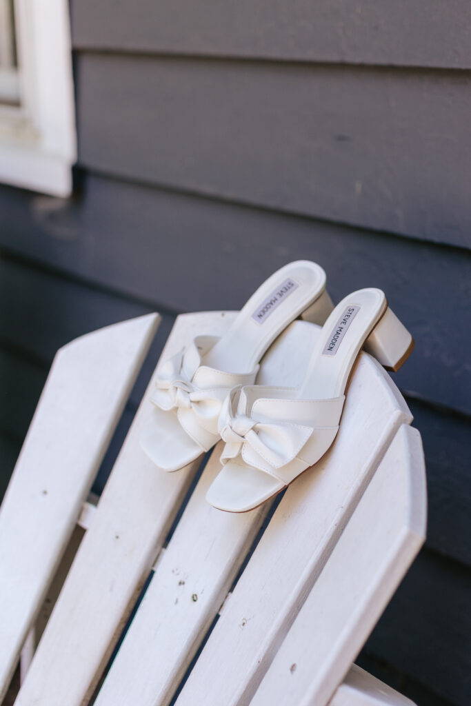 Muskoka chairs used in detail photos for Muskoka Wedding in Ontario. 